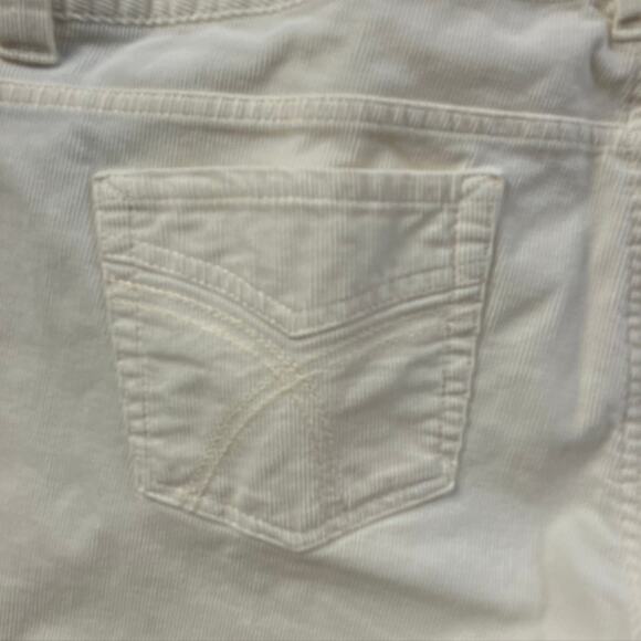 Tommy Hilfiger High Rise Corduroy Straight Leg Pants Womens 16 Off White… - Picture 7 of 16